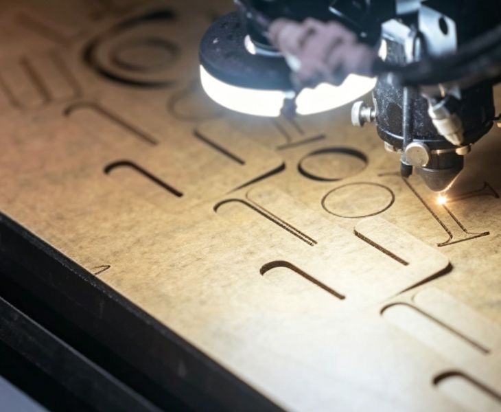 High-Precision Sign Letter Cutting