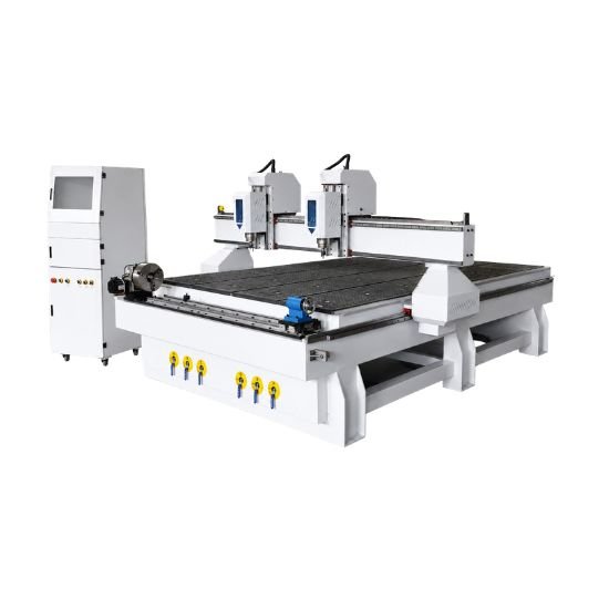 1800mm × 2500mm 2 Heads CNC Router