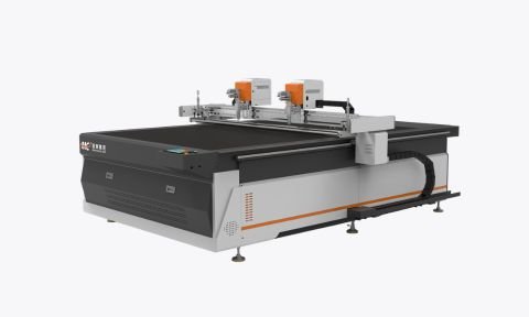 Flat CNC Knife Cutter with Two Heads